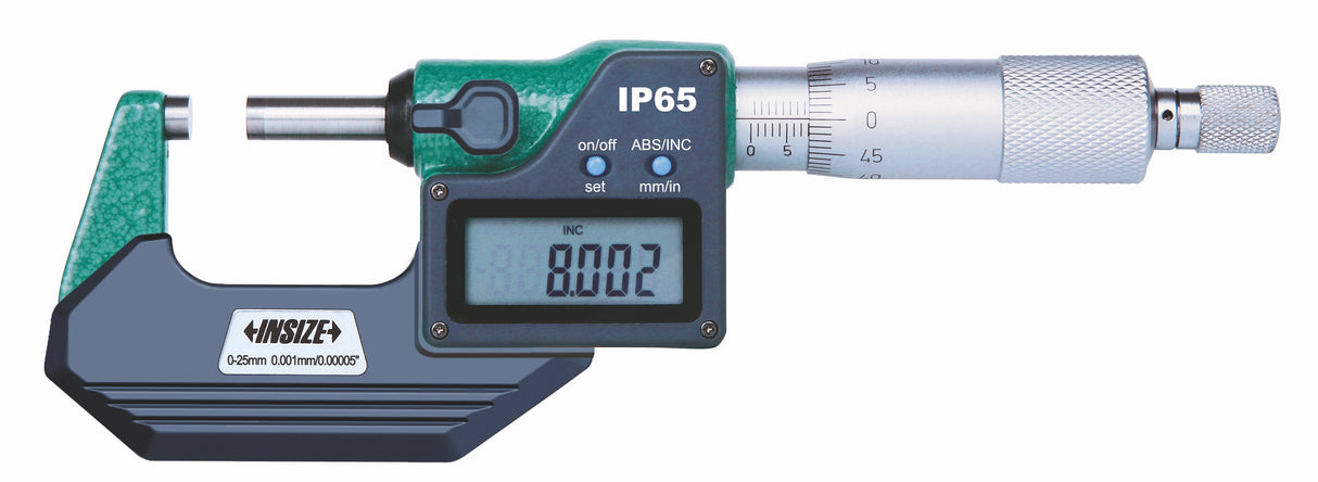 Micrometro Ext IP65 50-75mm - Resolución 0.001mm