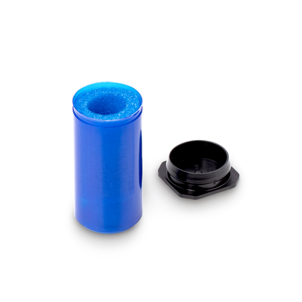 Masa patrón M1 de acero inoxidable torneado - 50 g, Estuche de plástico incluido