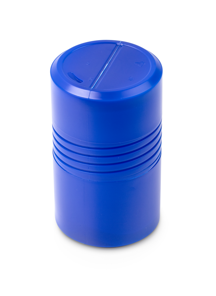 Masa patrón M1 de acero inoxidable torneado - 10 kg, Estuche de plástico incluido