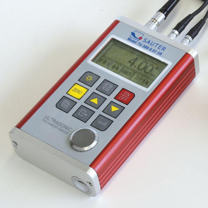 Medidor de espesores por ultrasonidos- Rango 1,2...200/230 mm, resolución 0,01/0,1 mm