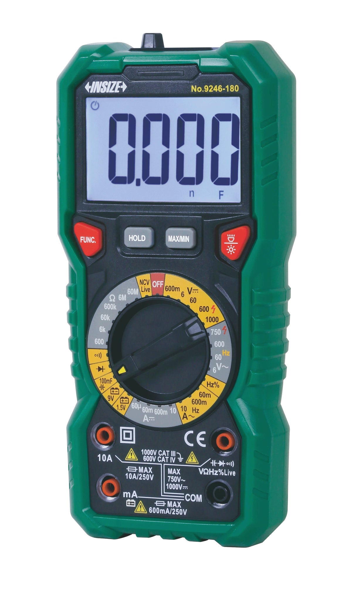 Multimetro Digital con indicador de luz
