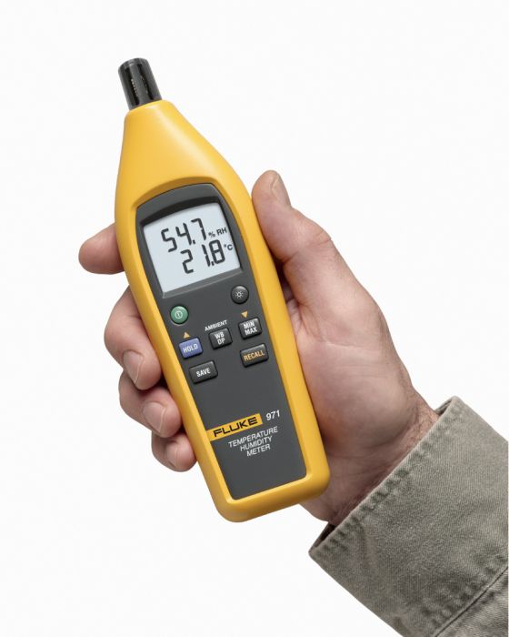Medidor de temperatura y humedad relativa (-20 a 60º C, 5% a 95% RH)