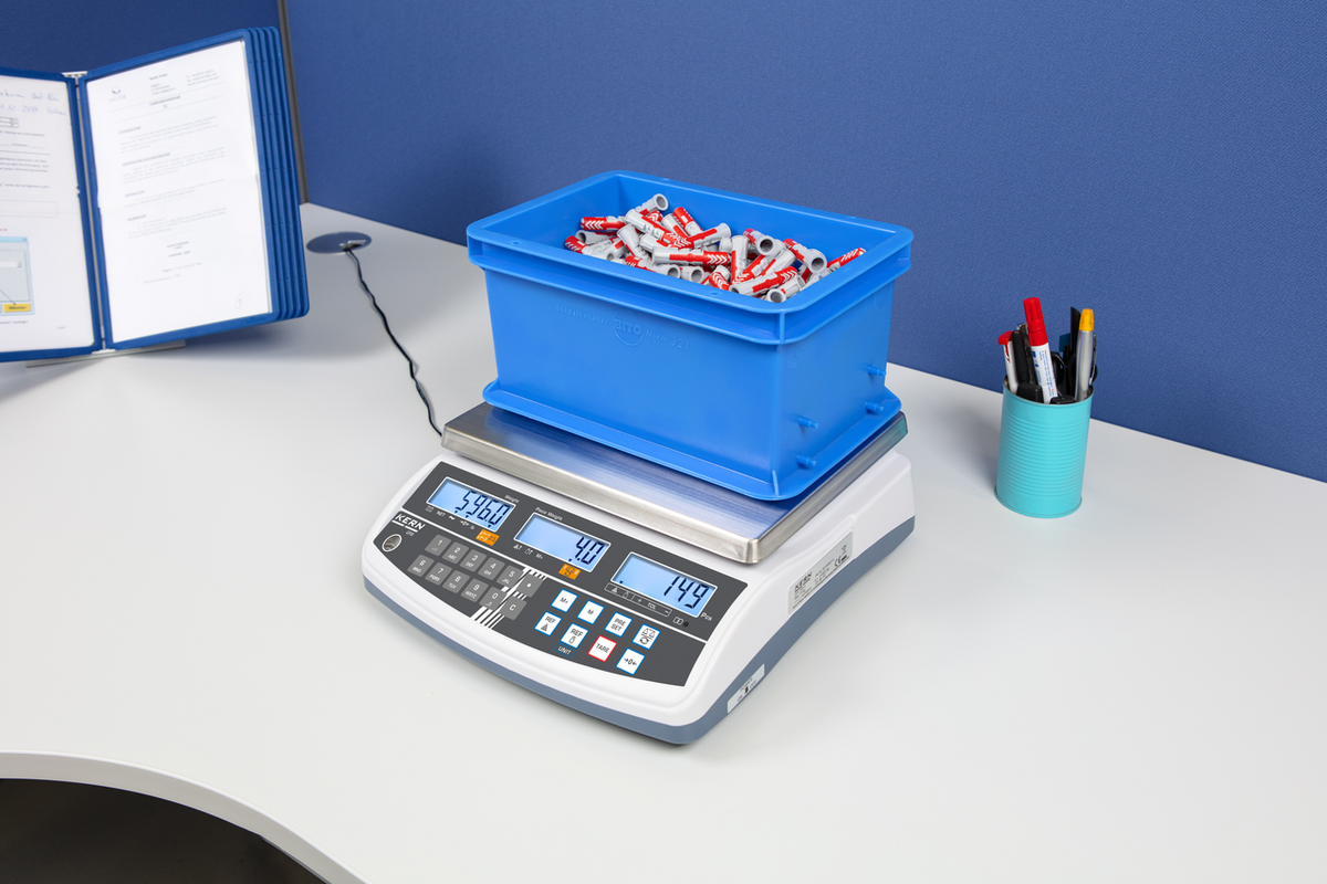 Balanza cuentapiezas - Rango (0...15) kg, Resolución 0,2 g