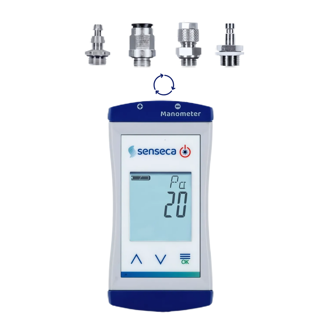 Manometro de presión Diferencial - Presiones Bajas - Doble rango (-200…200) / (-20…20) mbar
