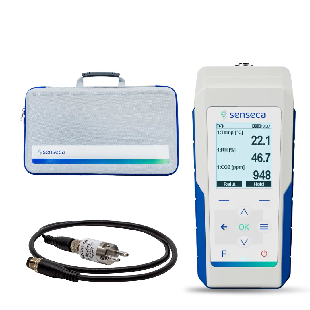 Kit Instrumento + Sensor de Presión Diferencial para Gases con maletín (PRO D01)