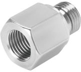 Racor Adaptador Acero Inox, grabado a láser de G1/4 hembra G1/2 Macho