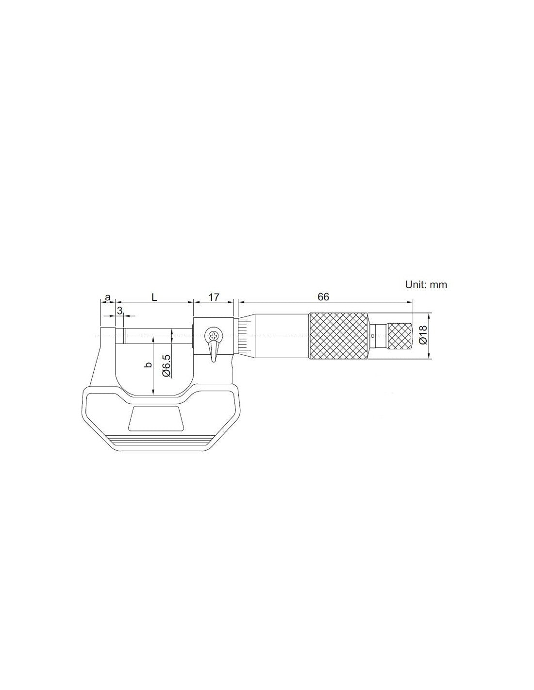 Set Micrómetro Exterior 0-100mm - 0.01mm - Resolución 0.01mm