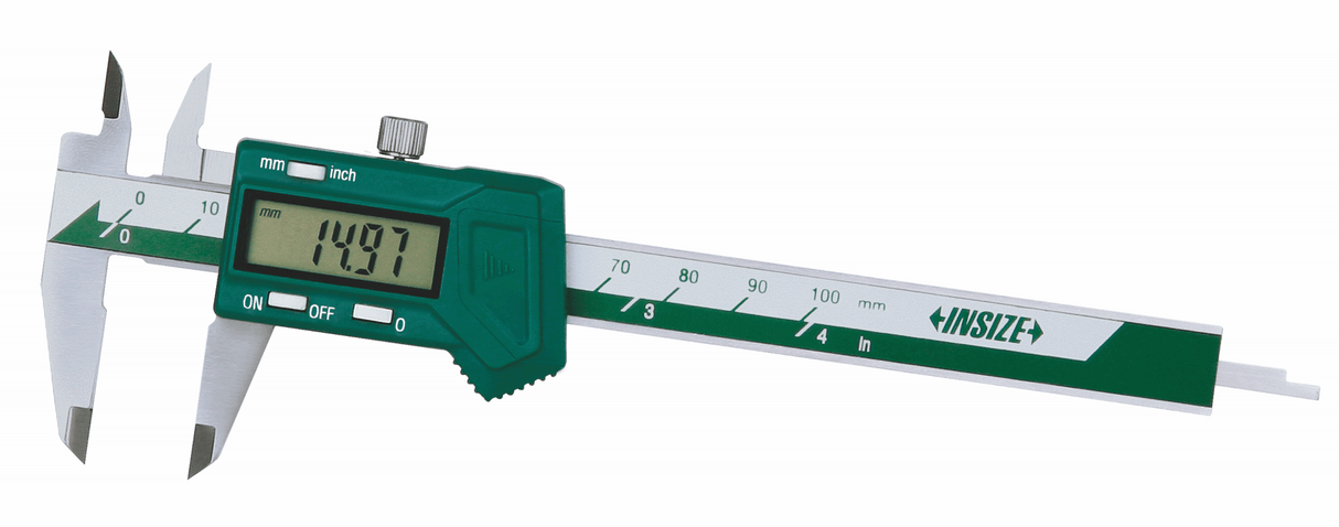 Pie de rey digital de acero inoxidable - Rango 0...75 mm, resolución 0,01 mm