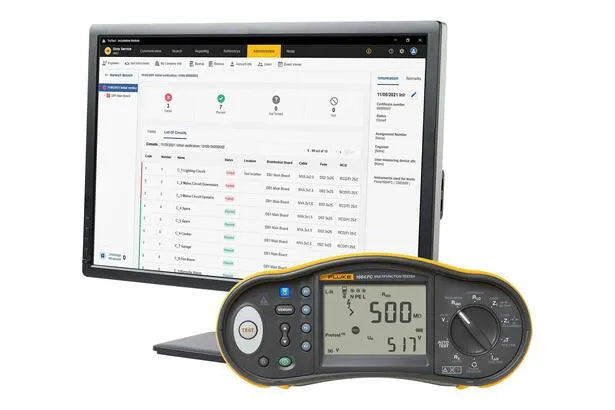 Comprobador de instalaciones Fluke 1664 FC SCH con kit TruTest