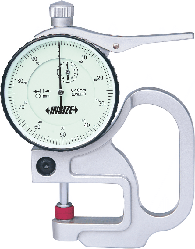 Medidor Espesores 0-10mm - 0.01mm - Resolución 0.01mm