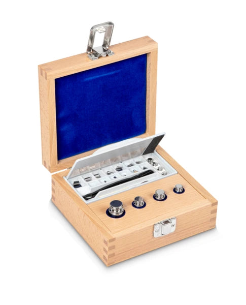 Conjunto Masas Patrón F2, 1mg_100g-Estuche Madera