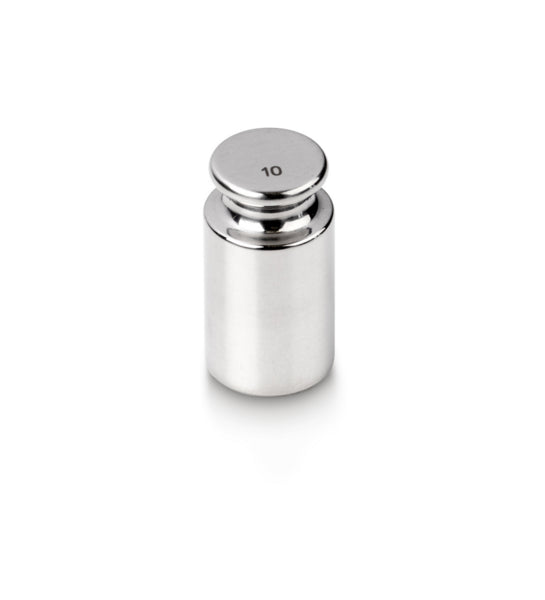 Masa de Acero Inox. Clase F1 - 10 g, con estuche de plástico
