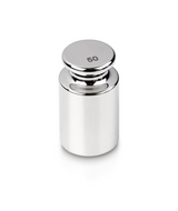 Masa de acero inoxidable. Clase F1 - 50 g, incluye estuche de plástico