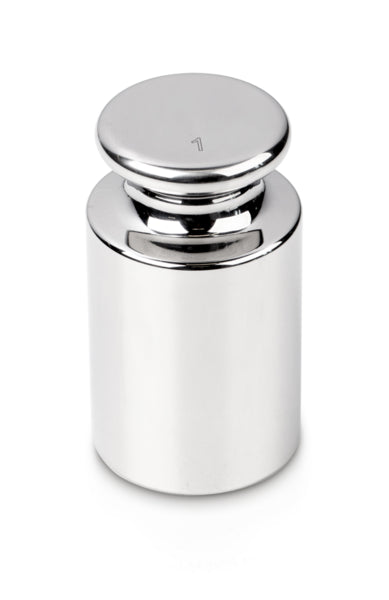 Masa de Acero Inox. Clase F1 - 1 kg, con estuche de plástico
