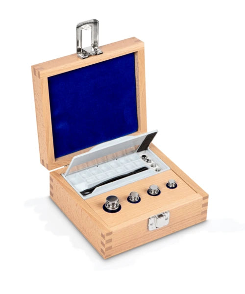 Juego de Masas Patrón F2, 1g_50g-Estuche Madera