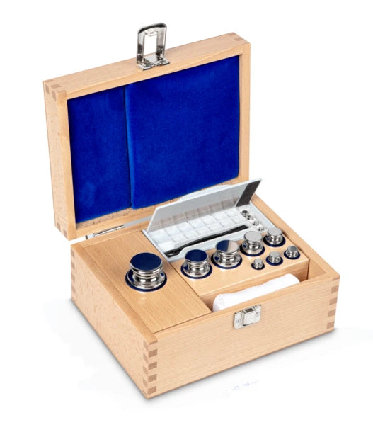 Juego de Masas Patrón F2, 1g_1kg-Estuche Madera