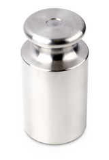 Masa patrón M1 de acero inoxidable torneado - 10 kg, Estuche de plástico incluido