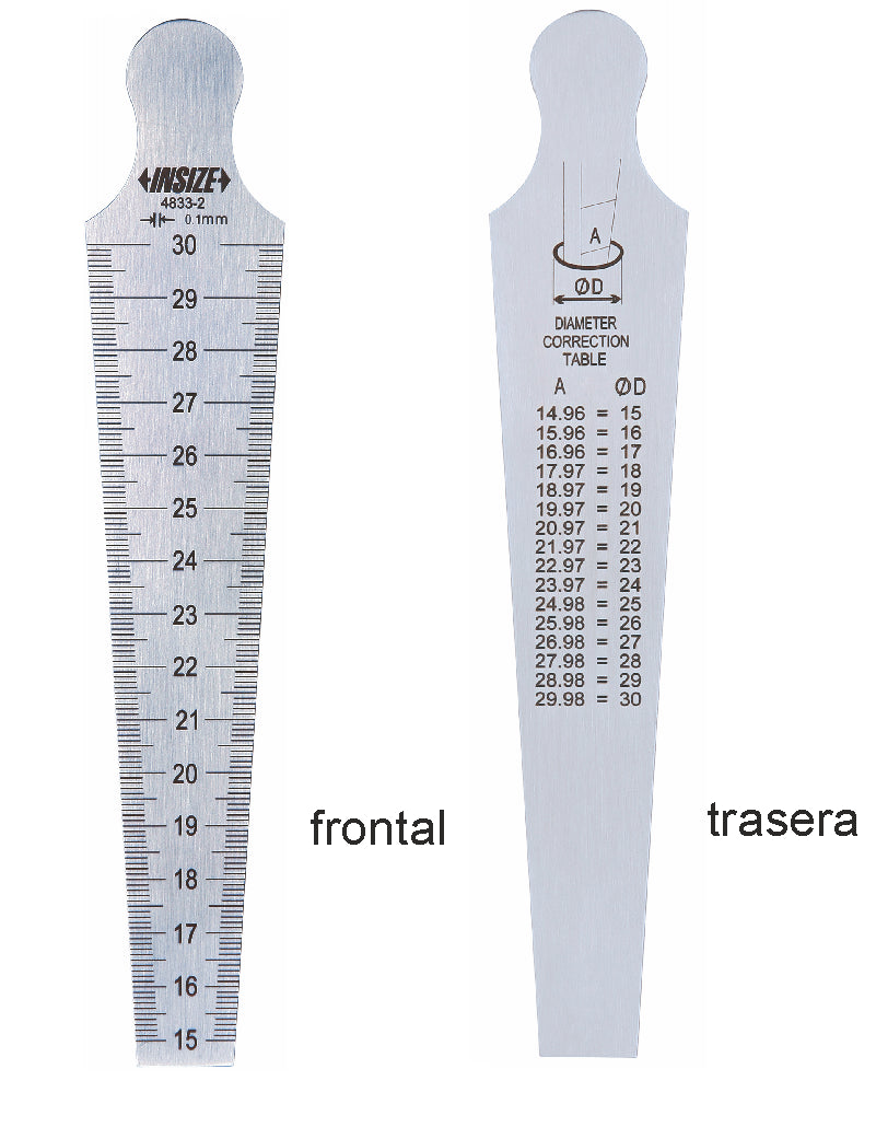 Medidor Profundidad 15-30mm  - Resolución 0.1mm (1/64")
