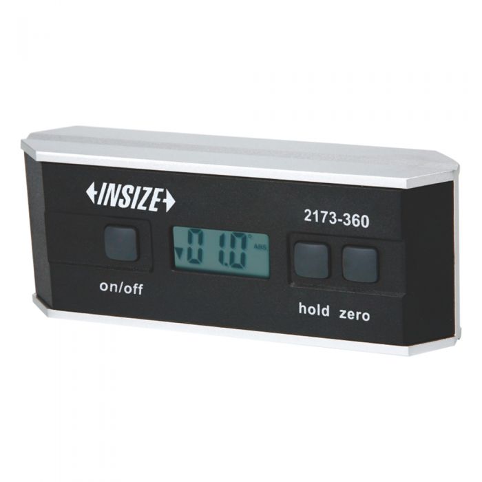 Nivel y goniómetro digital INSIZE serie 2173 con rango de 0 a 360 grados