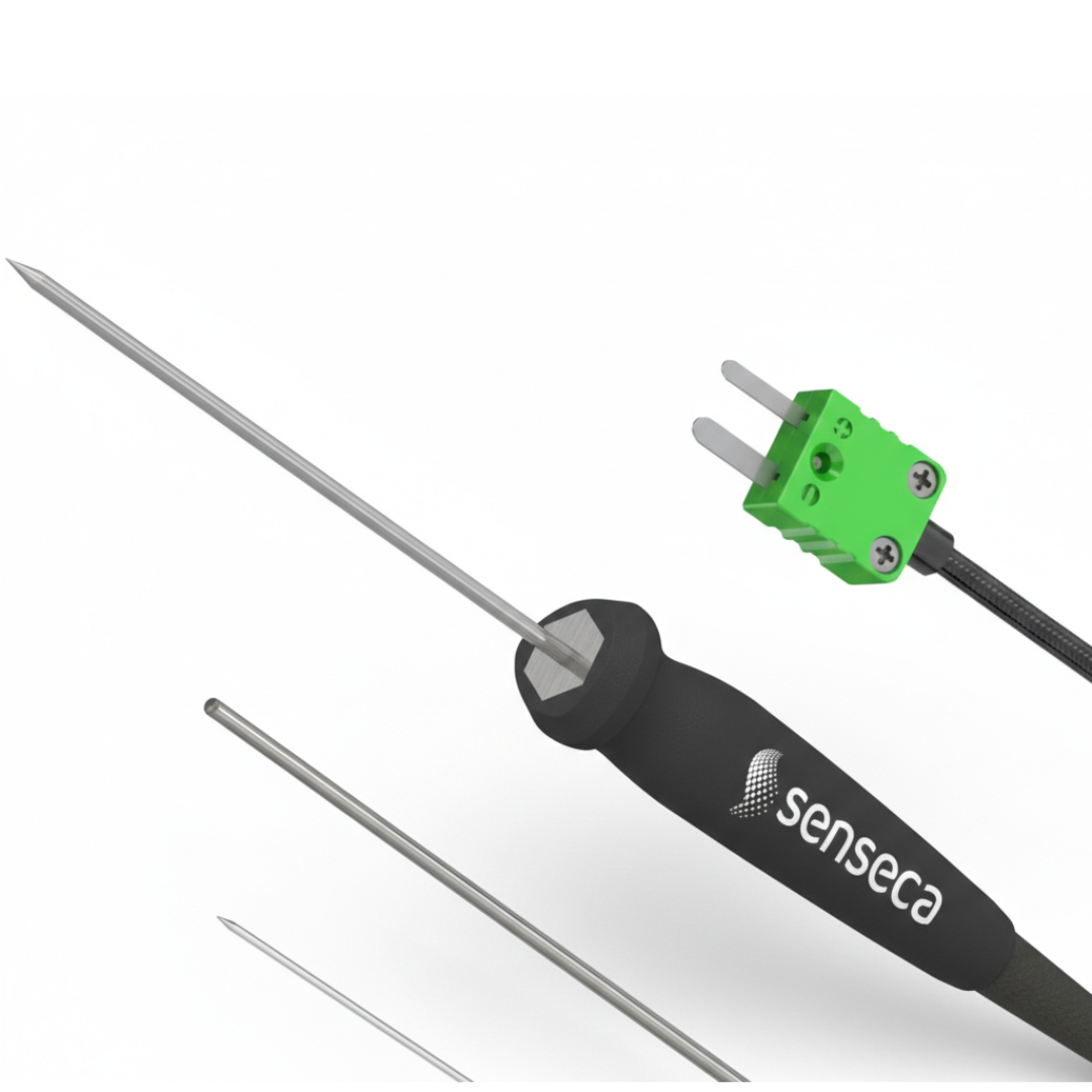 Sonda de inmersión tipo K 3 mm, mango grande