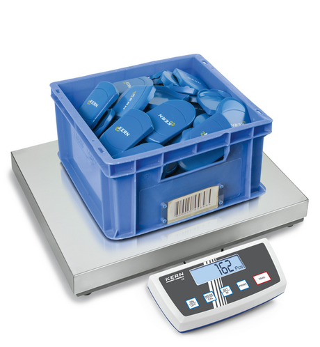 Balanza de plataforma 30/60 kg x 10/20 g – Acero inoxidable con funciones avanzadas