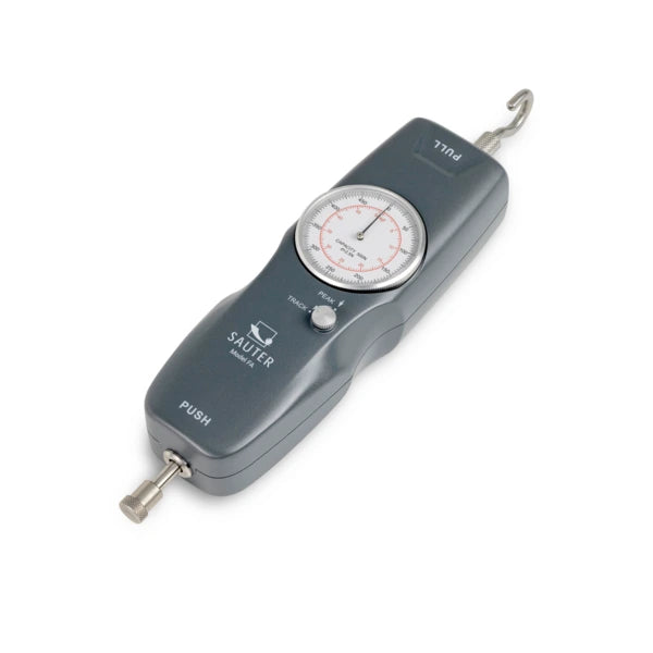 Medidor de fuerza mecánico FA 50, Max 50 N, legibilidad 0,25 N