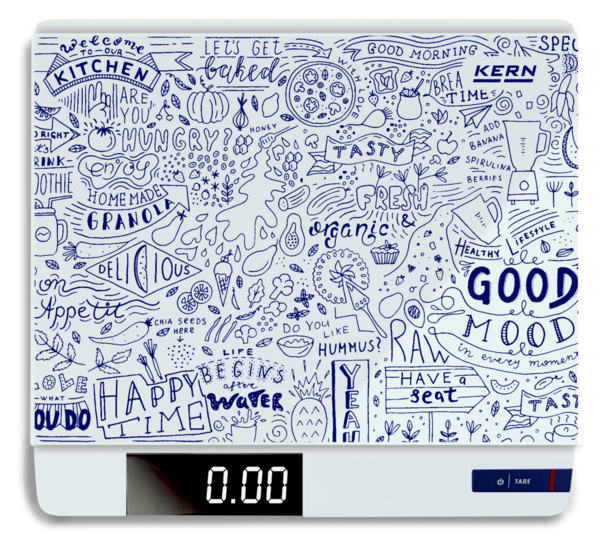 Balanzas de cocina, Margen de pesaje 15000 g, Lectura 1 g