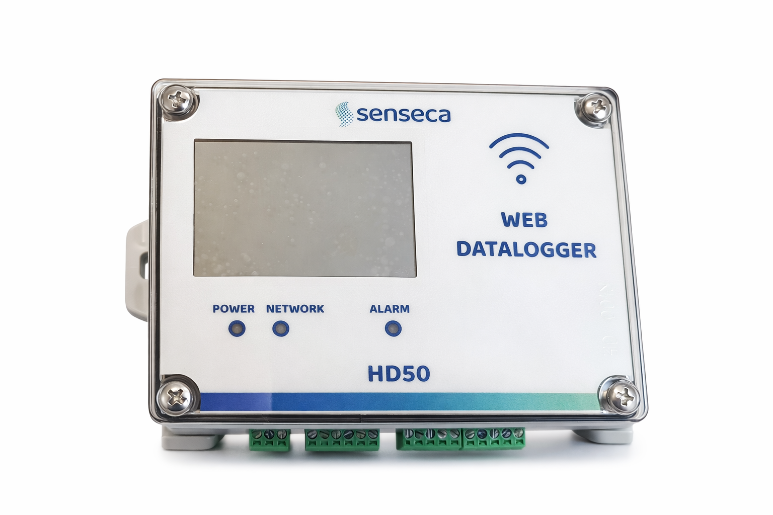 Registrador de temperatura WiFi de 4 canales con pantalla gráfica