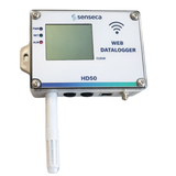 Registrador de datos WiFi de temperatura y humedad con pantalla LCD (sonda fija)