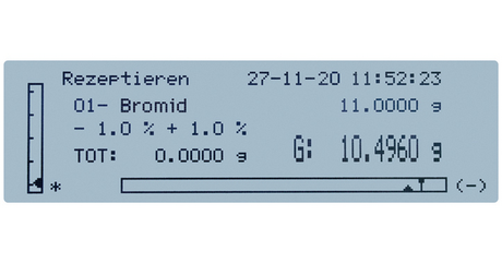 Balanza de precisión - Rango 0...4200 g, resolución 0,01 g, plato ø100 mm
