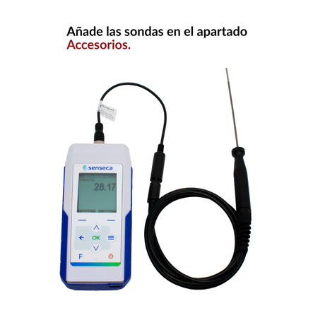 Termómetro de Precisión con 1 entrada Pt100 - Funcion Logger y Puerto USB - Resolucion 0,01 ºC