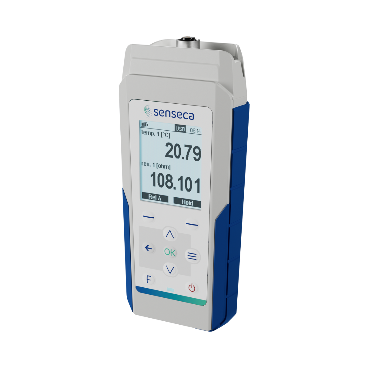 Termómetro de Precisión con 1 entrada Pt100 - Funcion Logger y Puerto USB - Resolucion 0,01 ºC