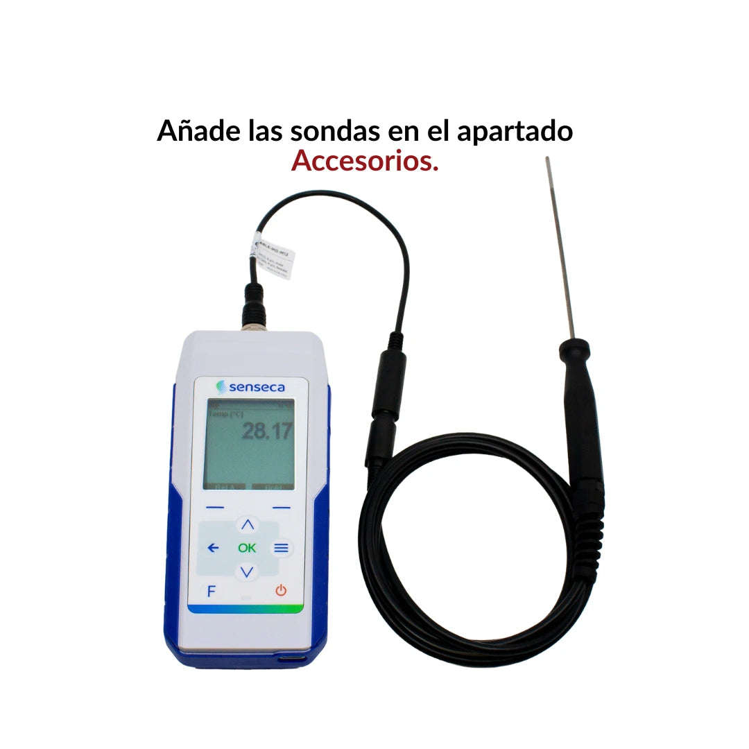 Termómetro patrón de precisión de una entrada Pt100