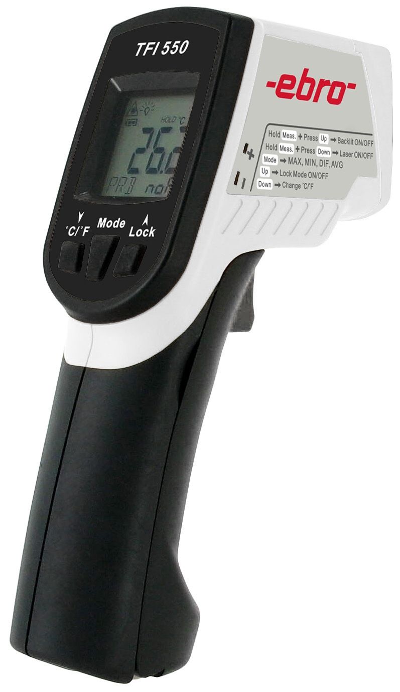 Termómetro EBRO TFI 550 de infrarrojos - Rango (-60...550) ºC