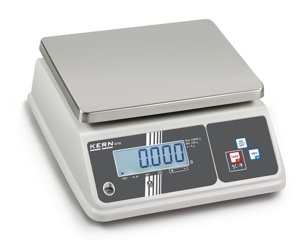 Balanza de mesa con protección IP65 Rango 1,5 kg x 0,2 g - Plato 263x203 mm