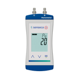 Manometro de presión Diferencial - Doble rango (-2.000…2.000) / (-200…200)mbar-Resolucion 1/0,1mbar