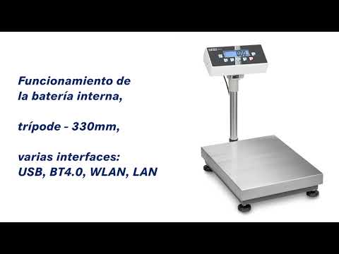 Balanza Inoxidable - Rango 3kg; 6kg Resolución 1g; 2g - Plato 300×300mm