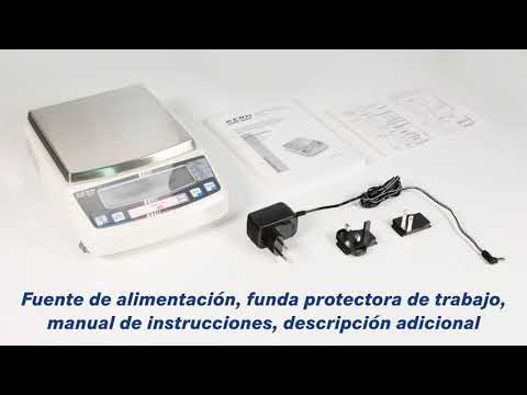 Balanza de Precisión KERN PBJ 4200-2M | Capacidad 4200 g, Resolución 0,01 g, Calibración Automática Interna