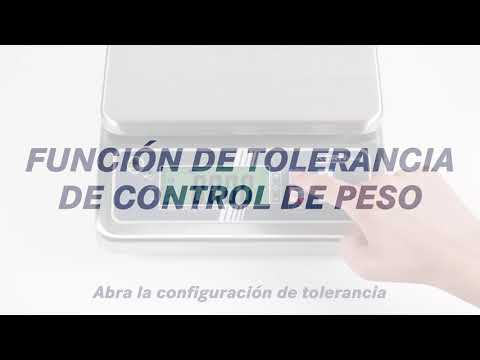 Balanza  de mesa compacta de acero inoxidable
