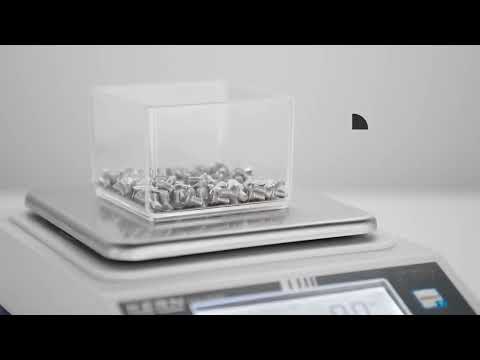 Balanza de acero inoxidable - Margen de pesaje 15 kg; 30 kg, Lectura 0,005 kg; 0,01 kg