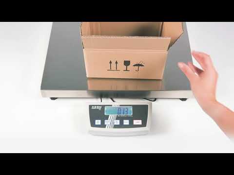 Balanza de plataforma 30/60 kg x 10/20 g – Acero inoxidable con funciones avanzadas